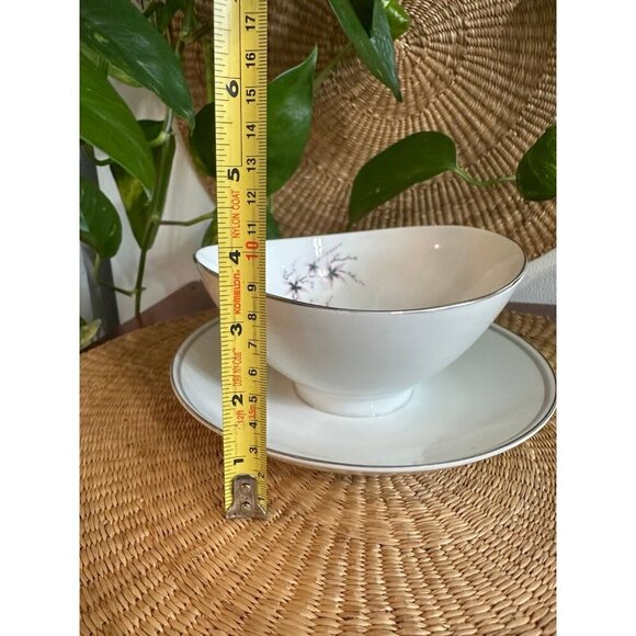 Narumi Fine China Bowl with Plate – “Sarah” Pattern 5175 - Picture 4 of 9